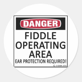 Programmkorrektur Runder Aufkleber