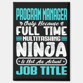 Programmmanager Job Title Professionals Management Magnet (Vorderseite)