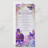 ProgrammMenu Karte Party & Dessert Brunch Beilage (Rückseite)