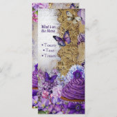 ProgrammMenu Karte Party & Dessert Brunch Beilage (Vorne/Hinten)