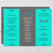 Programmordner Classic Aquamarin Gray (Vorne/Hinten)