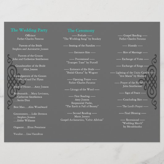 Programmordner Classic Aquamarin Gray (Rückseite)