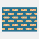 Programmpflaster mit personalisierbarem Text Geschenkpapier Set (Vorderseite 3)