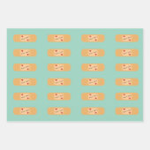 Programmpflaster mit personalisierbarem Text Geschenkpapier Set (Vorderseite)