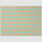 Programmpflaster mit personalisierbarem Text Seidenpapier (Vorderseite)