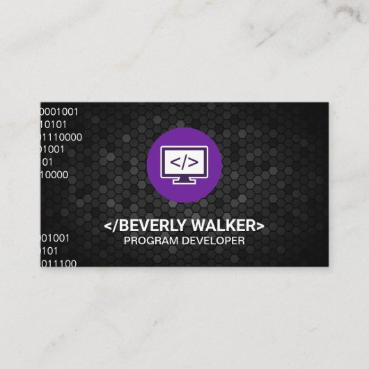 Programmsymbol Visitenkarte (Vorderseite)