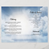 Programmvorlage zur Himmelsbeerdigung (Rückseite)