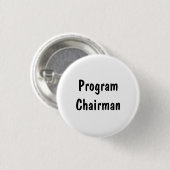 Programmvorsitzender Button (Vorne & Hinten)