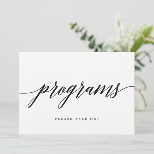 Programmzeichen - Moderne Schrift (Stehend Vorderseite)