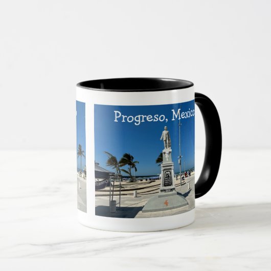 Progreso, Mexiko - Combo-Tasse Tasse (VorderseiteRechts)