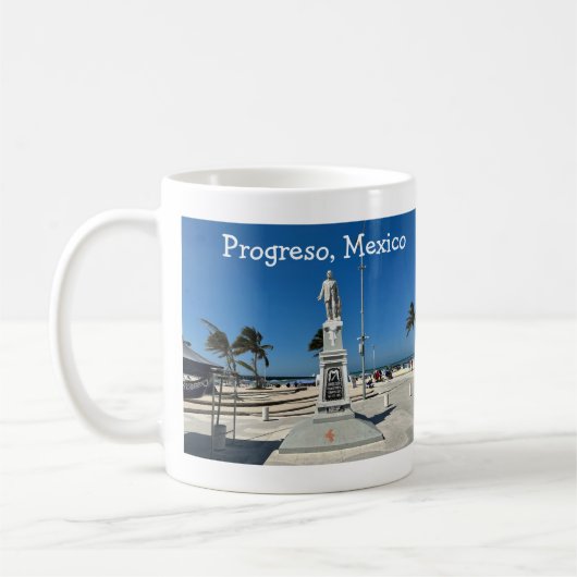 Progreso, Mexiko - Klassische Tasse (Links)