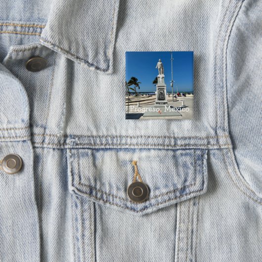 Progreso, Mexiko - Knopf am Platz Button (Beispiel)