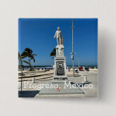 Progreso, Mexiko - Knopf am Platz Button (Vorderseite)