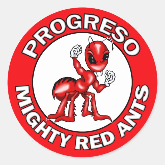Progreso Mighty Red Ants Stickers (Vorderseite)