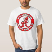 Progreso rote Ameisen-rundes Emblem T-Shirt (Vorderseite)