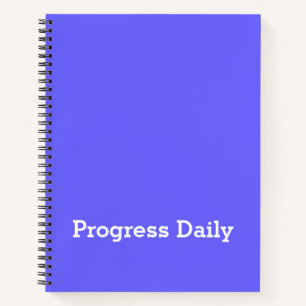 „Progress Daily“ Ästhetik-Studentenjournal Notizblock