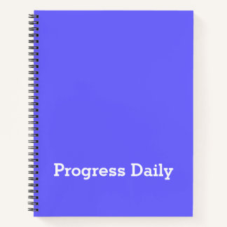 „Progress Daily“ Ästhetik-Studentenjournal Notizblock