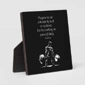 Progress Daily - Motivierend Gym, Workout-Fitness Fotoplatte (Vorderseite)