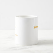 Progress geht vor Perfektion Motivations-Typografi Kaffeetasse (Mittel)