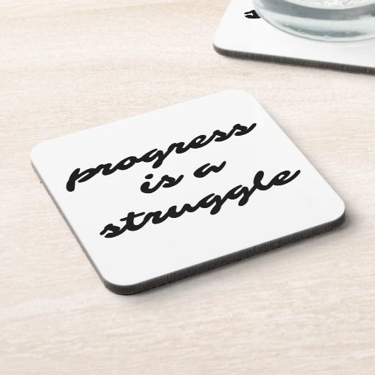 Progress-Hard-Kunststoff-Untersetzer Getränkeuntersetzer (Linke Seite)