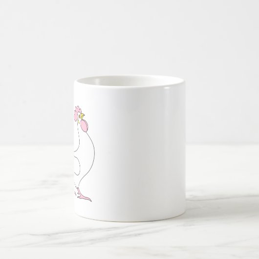 Progress-Hühnchen Kaffeetasse (Mittel)