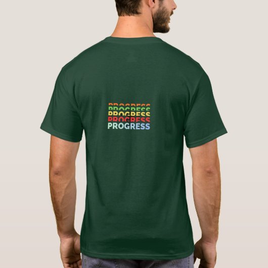 Progress – Keep Moving Forward T-Shirt (Rückseite)
