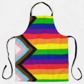 Progress LGBTQ+ Stolz Schürze (Vorderseite)