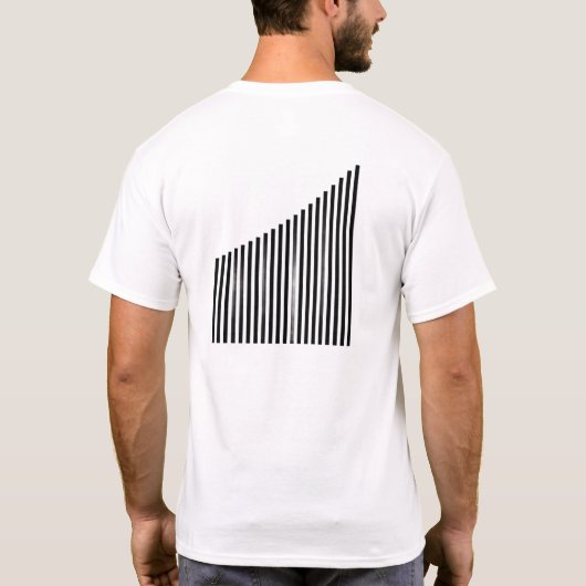 Progress Loves Routine Motivational Men’s T-Shirt  (Rückseite)