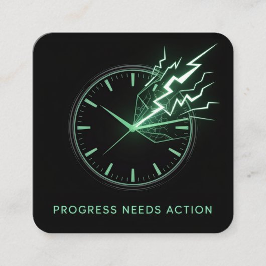 Progress Needs Action Begleitkarte (Vorderseite)