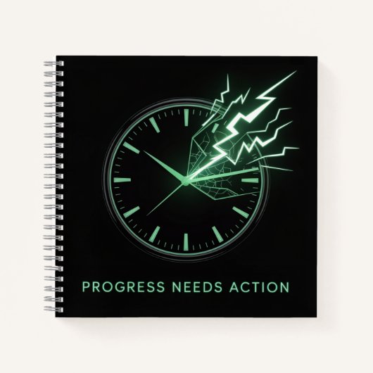 Progress Needs Action Notizblock (Vorderseite)
