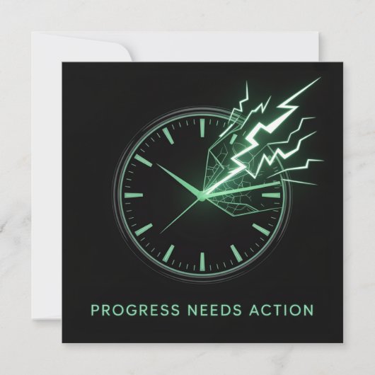 Progress Needs Action Save The Date (Vorderseite)