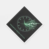 Progress Needs Action Serviette (Ecke)