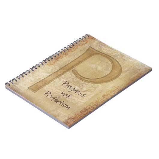 Progress Not Perfect Journal Notizblock (Linke Seite)