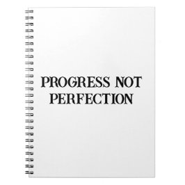 Progress Not Perfection Daily Journal für Männer Notizblock