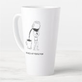 Progress. Not Perfection Mug Milchtasse (Linke Ecke)