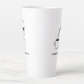 Progress. Not Perfection Mug Milchtasse (Vorderseite)