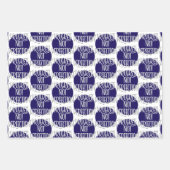 Progress Not Perfection Slogan Geschenkpapier Set (Vorderseite 2)