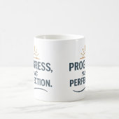 Progress, not perfection - Tea Mug Kaffeetasse (Mittel)
