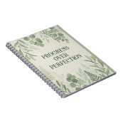 Progress over Perfection Journal Notizblock (Rechte Seite)