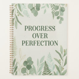 Progress over Perfection Journal Planer