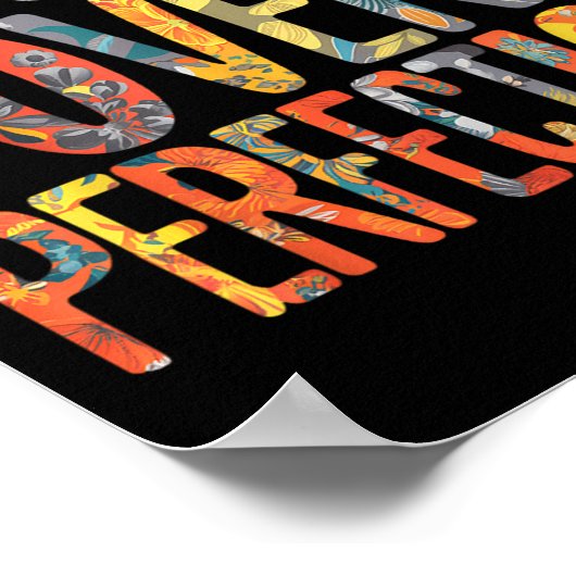 Progress Over Perfection Motivation Motivational T Poster (Ecke)