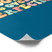 Progress Over Perfection Motivational Back To Scho Poster (Ecke)