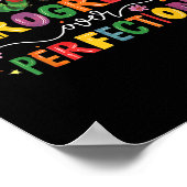 Progress Over Perfection Motivational Teacher For Poster (Ecke)