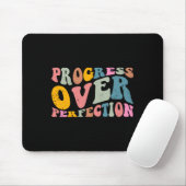 Progress Over Perfection Motivational Teacher Long Mousepad (Mit Mouse)