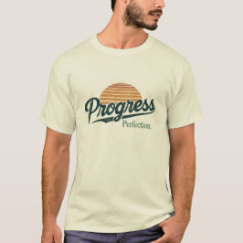 Progress > Perfection — Retro Motivational T-Shirt