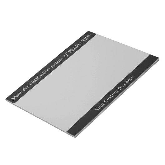 PROGRESS / PERFEKTIVE individuelle Notebooks Notizblock (angewinkelt)