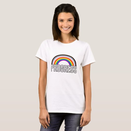 Progress Pride Arc T-Shirt (Vorne ganz)