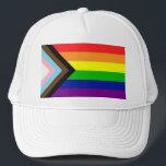 Progress Pride Ball Cap Truckerkappe<br><div class="desc">Progress Pride Ball Cap - macht ein tolles Geschenk!</div>