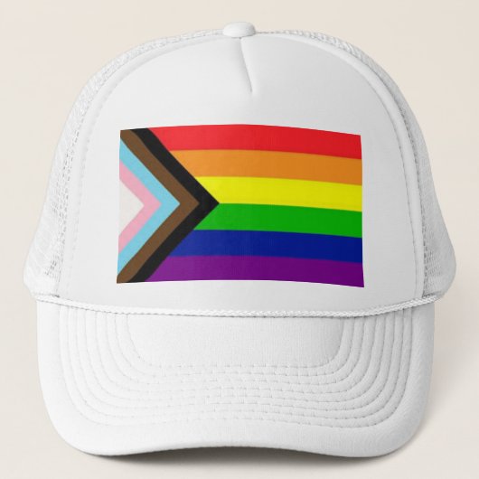 Progress Pride Basecap Truckerkappe (Vorderseite)