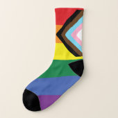 Progress Pride Flag Socken (Links - Außen)